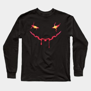 Evil Halloween Pumpking Long Sleeve T-Shirt